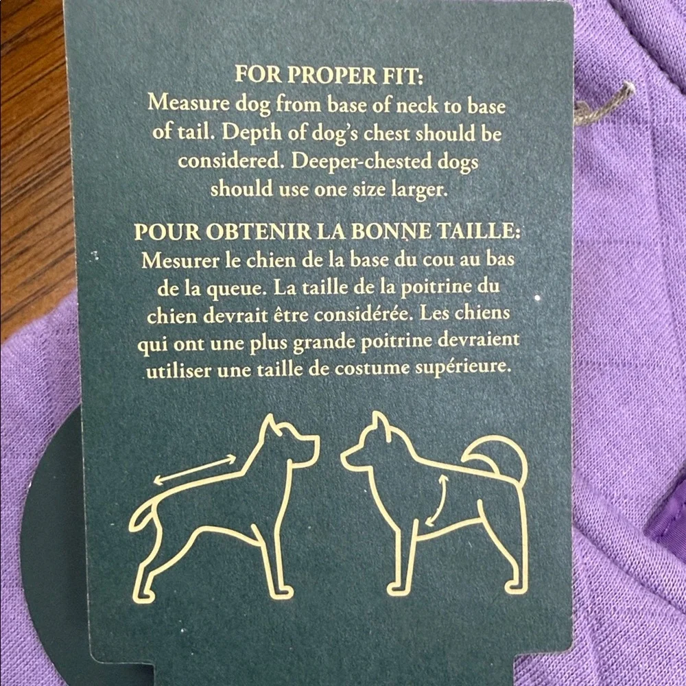 Telluride Dog Jacket. Reversible with Purple Quilted side or Fleece side. Sz XS. - Picture 5 of 14